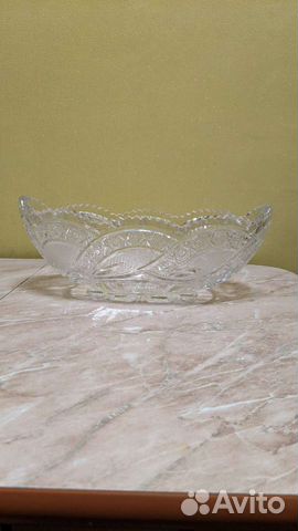Салатница хрустальная СССР