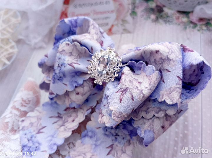 Банты для волос ручная работа