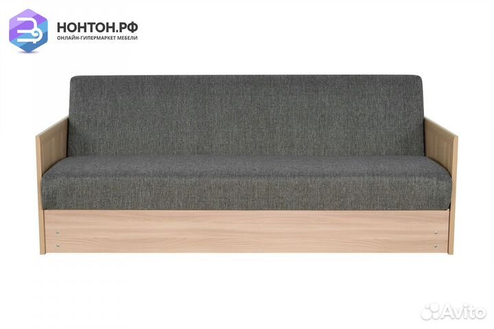 Диван книжка Ручеек-Ламино серый