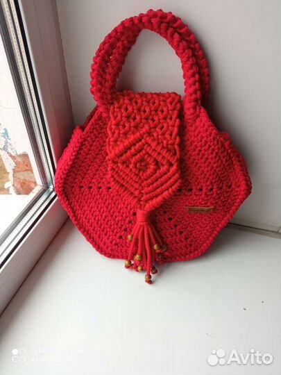Сумка женская вязаная