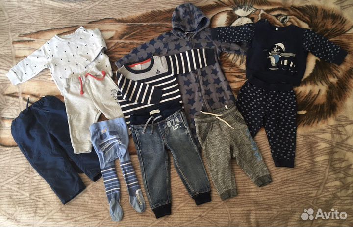 Одежда на мальчика 1,5-2г пакетом