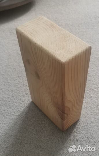 Блок для йоги деревянный