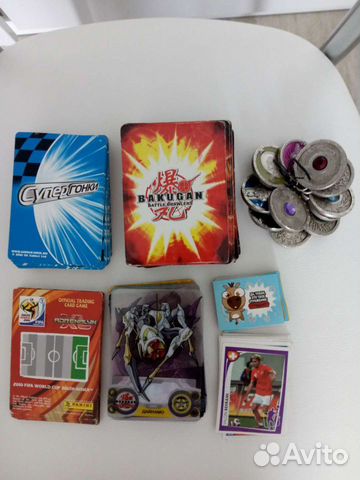 Продам карточки Супер гонки, Bkugan, Футболисты