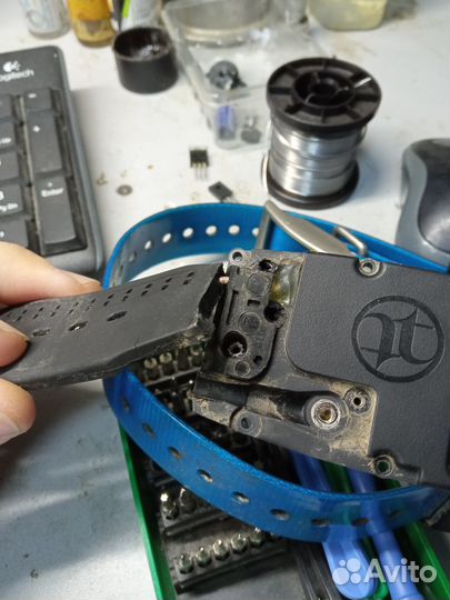 Ремонт шлейф антенны GPS ошейника Garmin T5, DC50