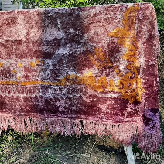 Плюшевая скатерть СССР