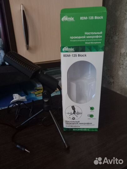 Микрофон студийный RDM-125 Black