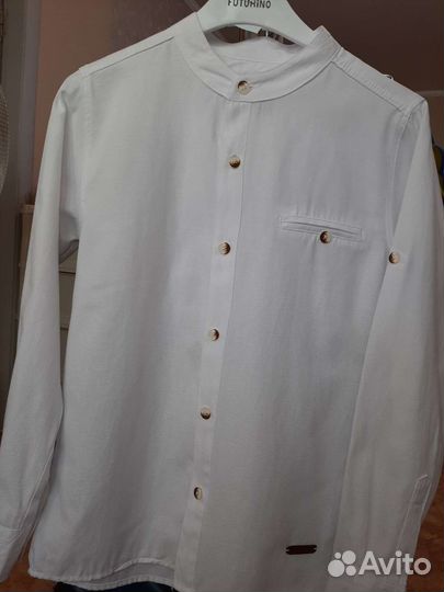 Школьные рубашки для мальчиков 134 140