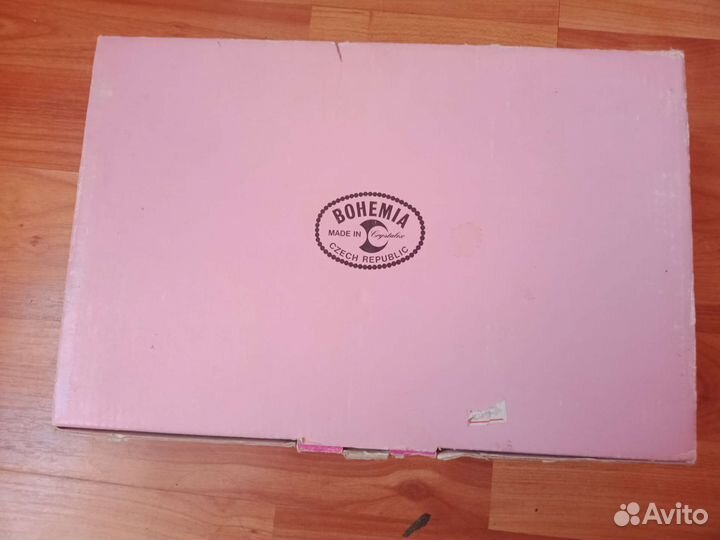 Фужеры бокалы богемия