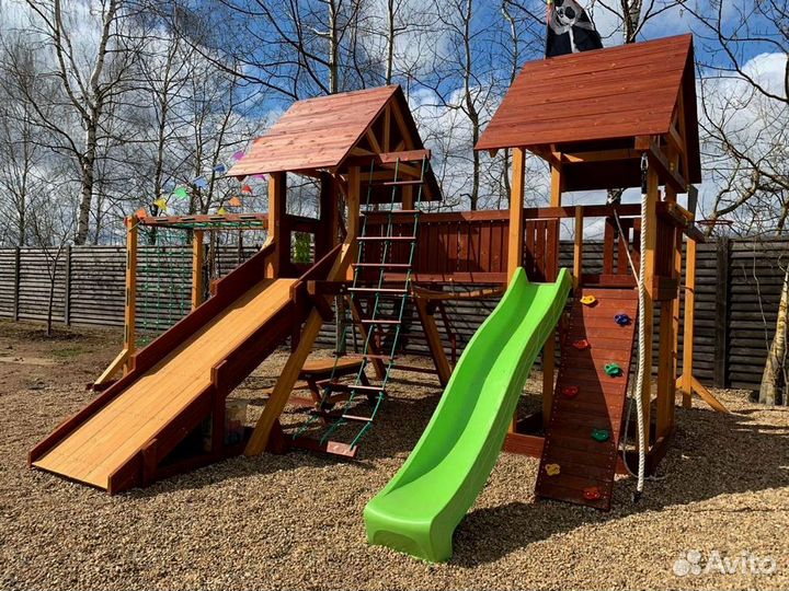 Детский уличный спортивный комплекс для дачи