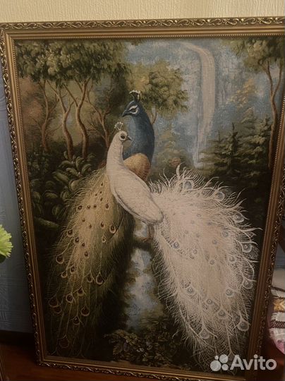 Картина Павлины гобелен