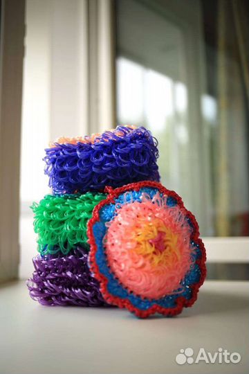 Мочалка ручной работы