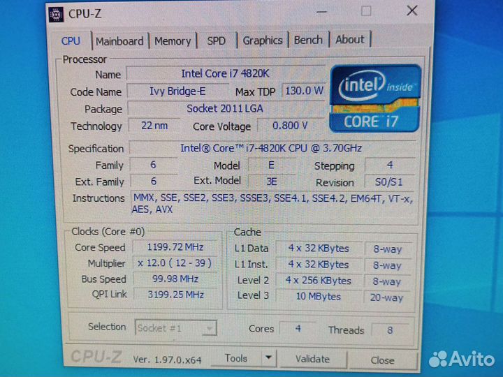 Комп. i7-4820K / GTX-1660super / DDR3-16Gb