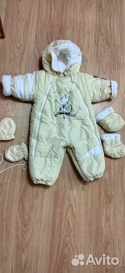 Комбинезон трансформер зимний 80