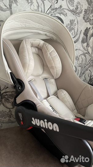 Автолюлька junion Uma группа 0+ (0-13 кг), серый
