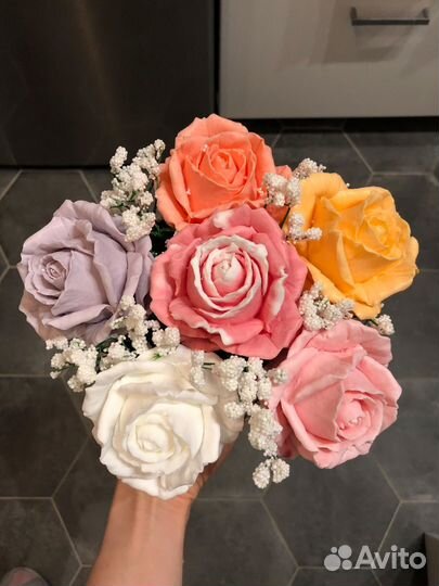 Силиконовая форма для мыла (роза)