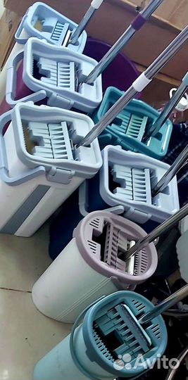 Швабра с ведром и отжимом