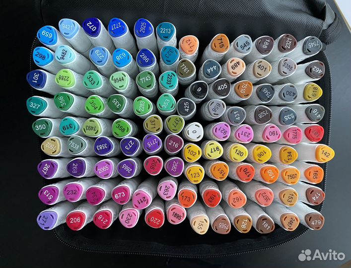 Спиртовые маркеры - 108 шт