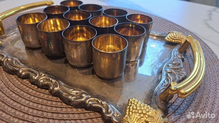 Мельхиоровые рюмки СССР