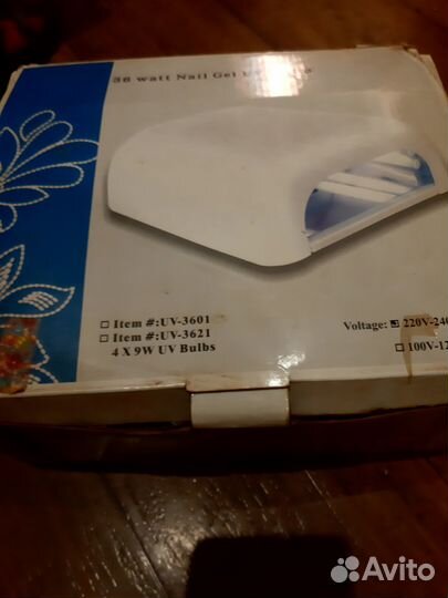Уф лампа для ногтей