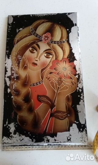 Чеканка СССР Кот в сапогах аленький цветочек