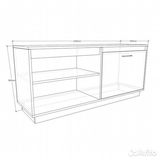 Тв-тумба Скара-951ip сосна белая под тв телевизор