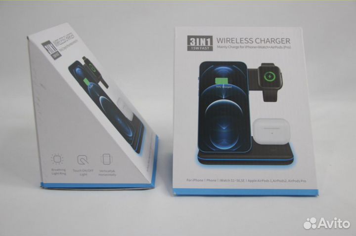 Беспроводное зарядное устройство для iPhone, Andro