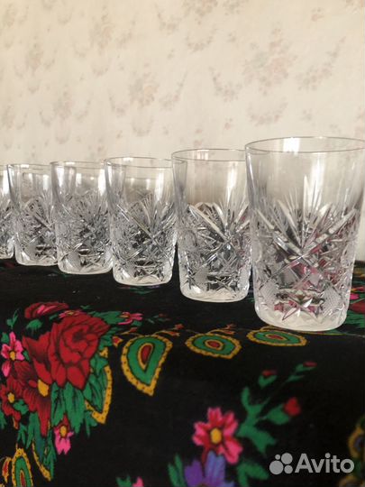 Стаканы хрусталь СССР