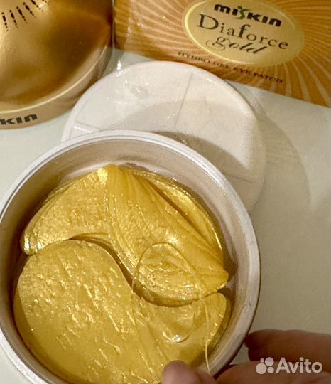 Патчи гидрогелевые для глаз miskin Dia Force Gold