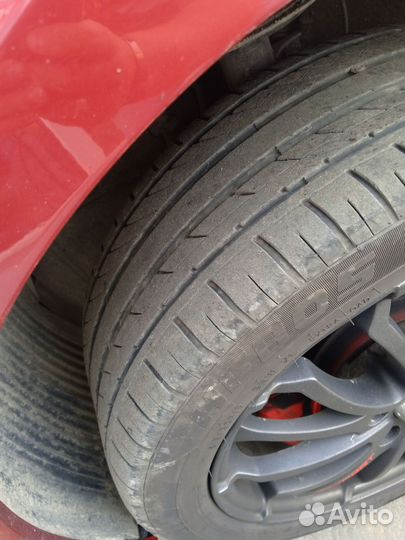 Литые диски r17 5x114 3 с резиной летней