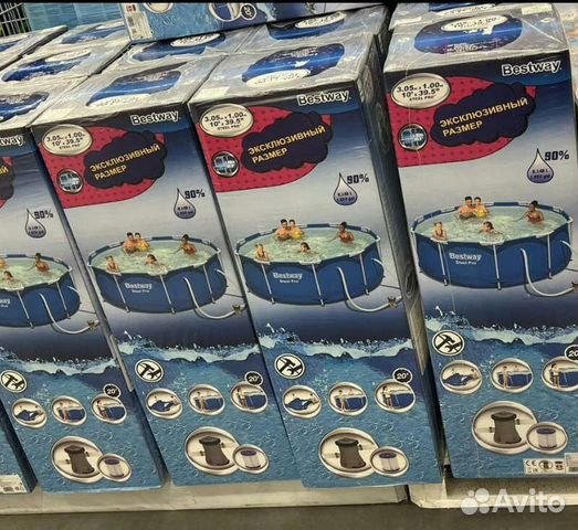 Каркасный бассейн 305 на 100