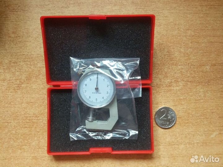 Толщиномер корпус металл шкала от 0.1мм