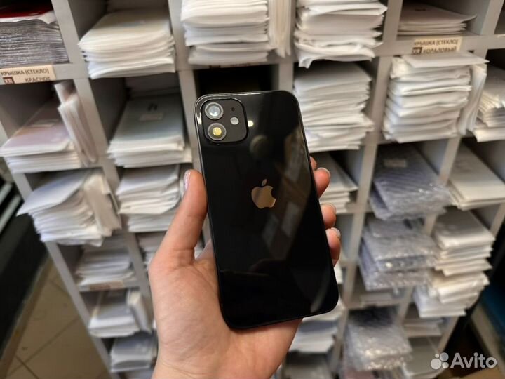 Корпус iPhone 12 черный (Арт.14183)