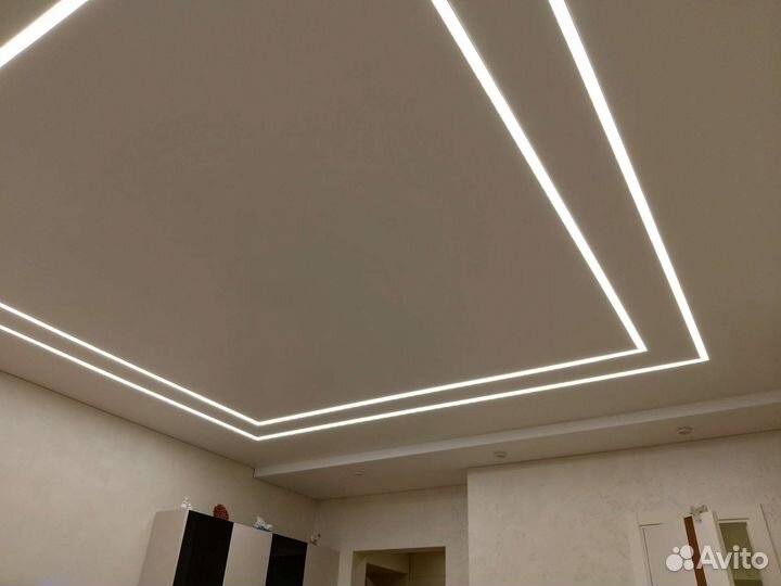 Матовые натяжные потолки