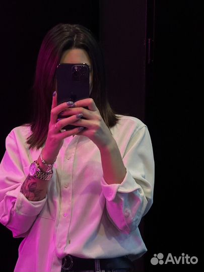 Рубашка белая zara