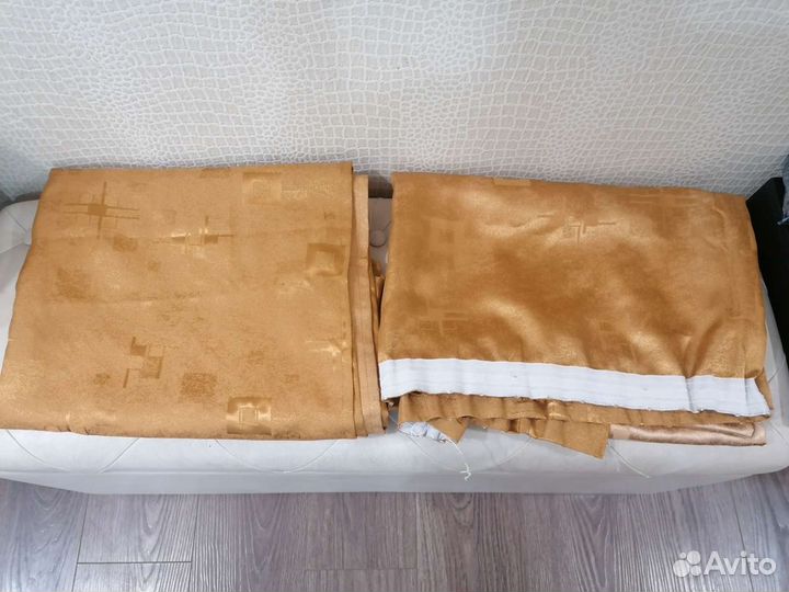 Шторы 2шт. +тюль идеальное состояние