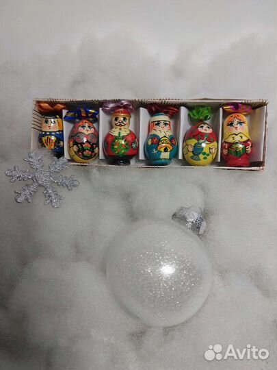 Новогодний набор русский 6 шт