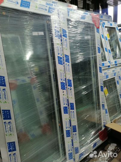 Готовые окна двустворчатые 130х140 (в)