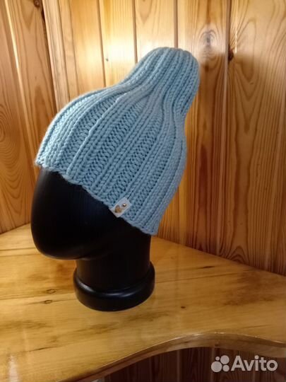 Шапка - тыковка женская вязаная ручная работа