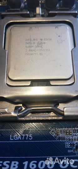 Материнская плата lga775,xeon 5450,8gb ram