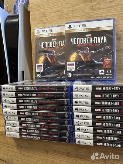 Игра для Ps5 Человек Паук: Майлз Моралес новый
