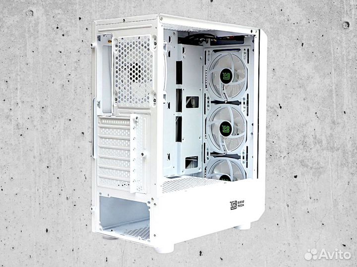 Новый корпус BaseTech GFX-03, ATX, 4xFAN, стекло