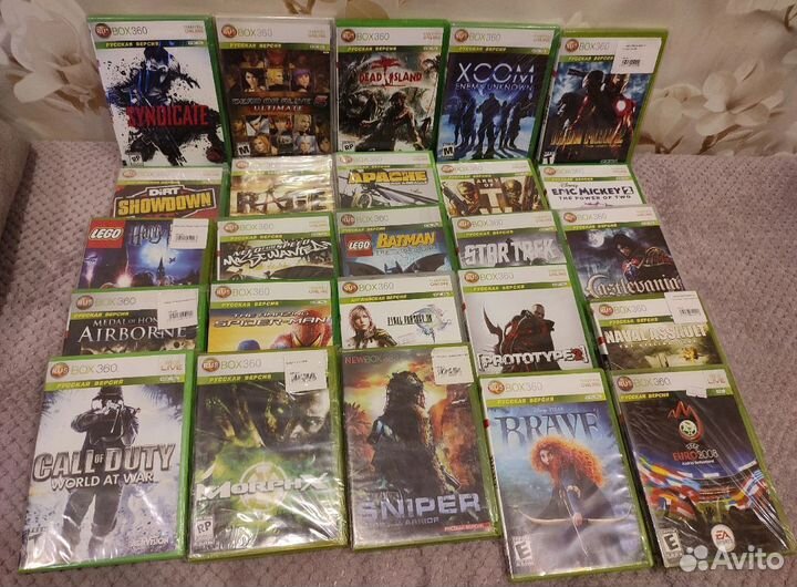 Диски для xbox 360, прошитые