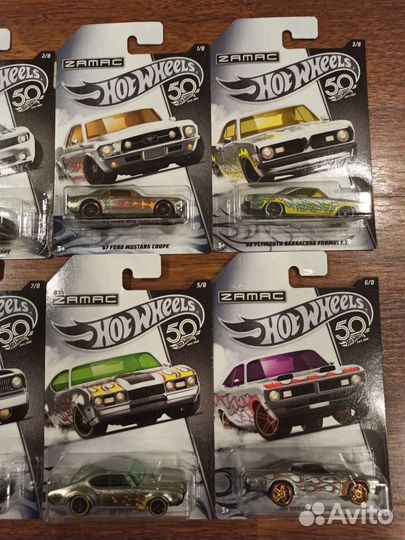 Hot Wheels Zamac полный комплект