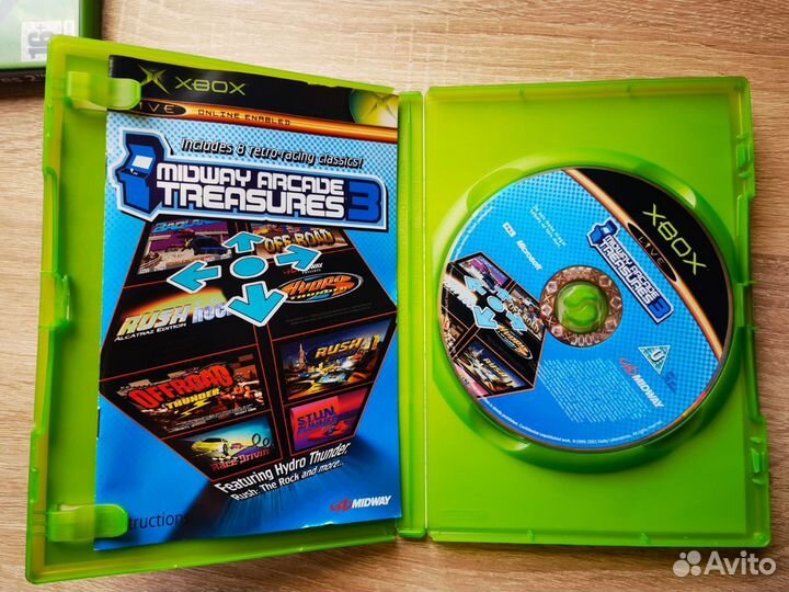 Xbox 360 midway arcade treasures 1,2,3 игры диски