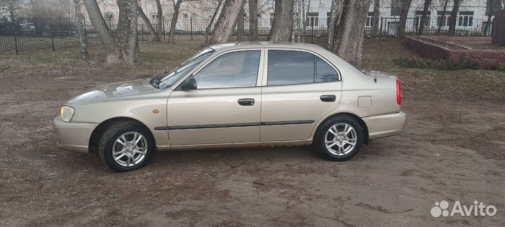 Hyundai Accent 1.5 МТ, 2005, 184 700 км