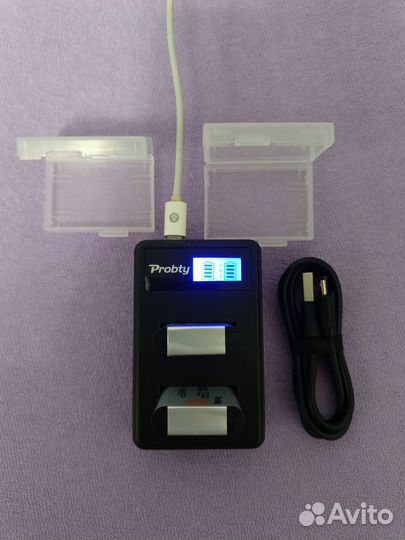 2 акб NP-BX1 + зарядное для Sony