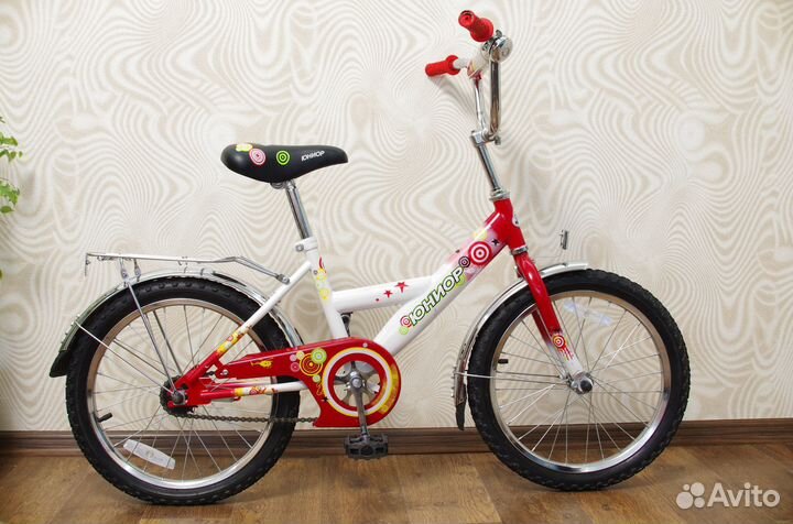 Велосипед подростковый 5-7лет(45см диаметр колеса)