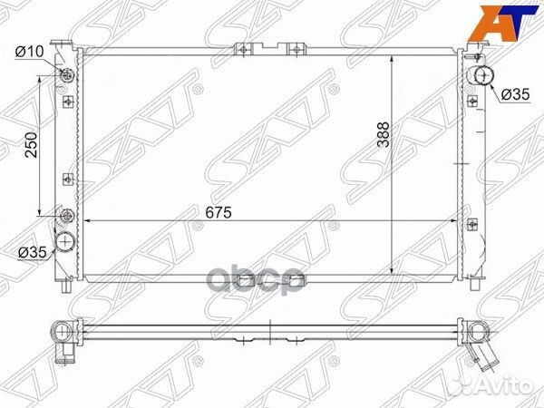 Радиатор Mazda Millenia 94-03 / Xedos 9 93-02 M
