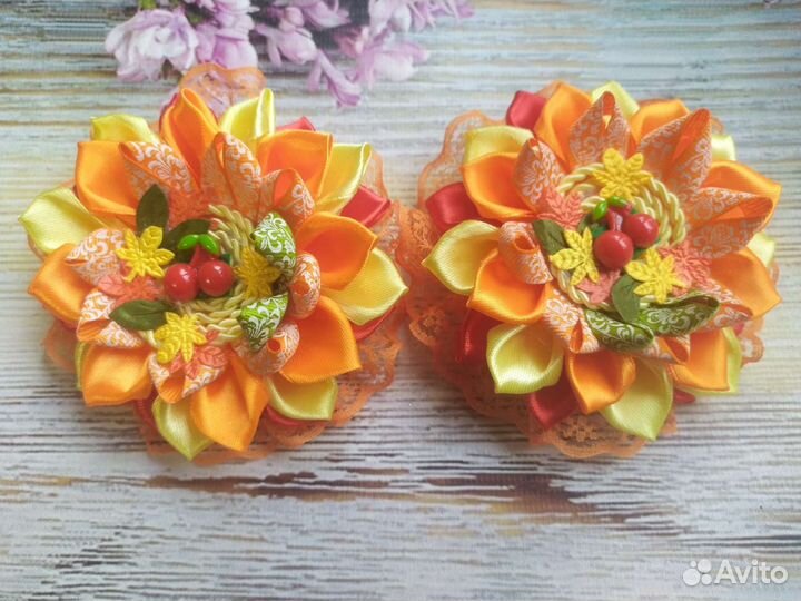 Резинки для волос ручной работы