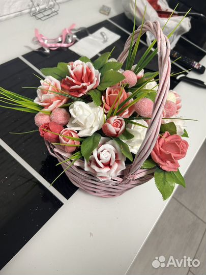 Мыльные розы букеты